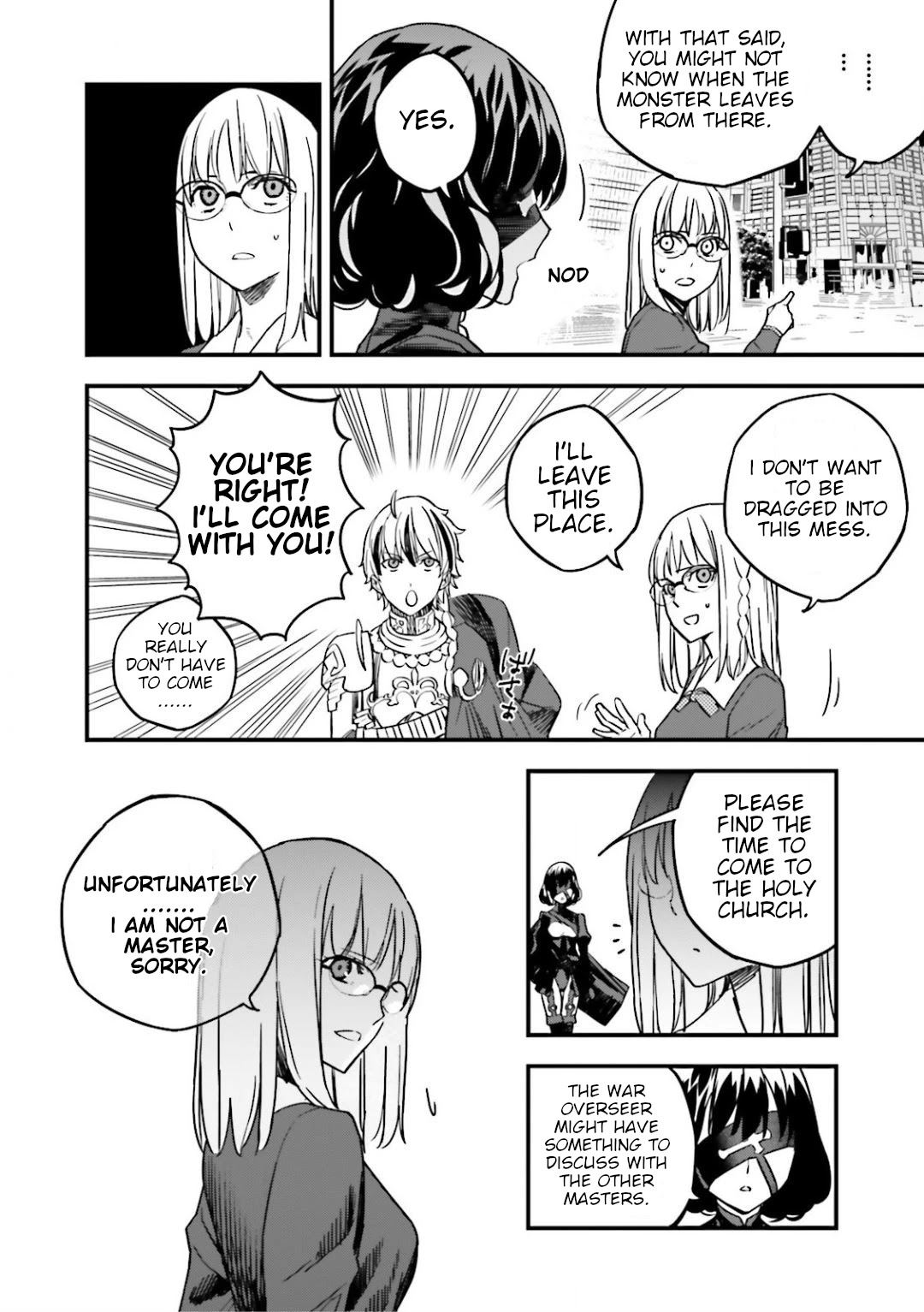 Fate/Strange Fake Chapter 12.6 page 11 - Chapter 12.6: The Shadow in the Park - Part 1