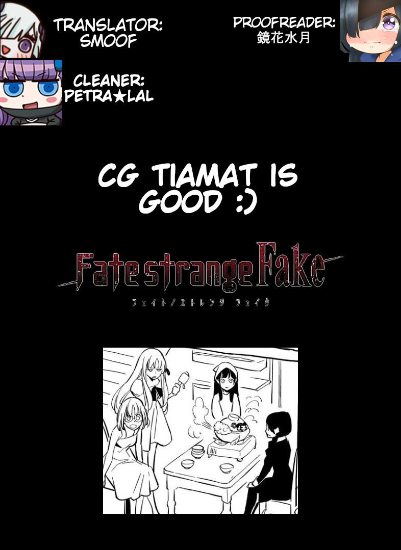 Fate/Strange Fake Chapter 12.8 page 1 - Chapter 12.8: The Shadow in the Park - Final