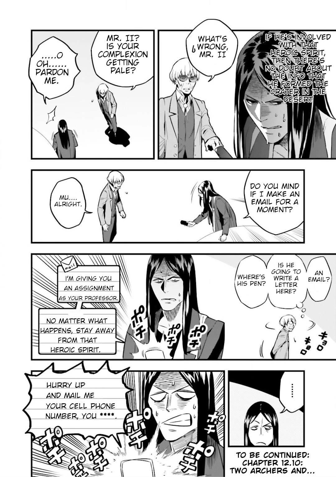 Fate/Strange Fake Chapter 12.9 page 15 - Chapter 12.9: Two Archers and....