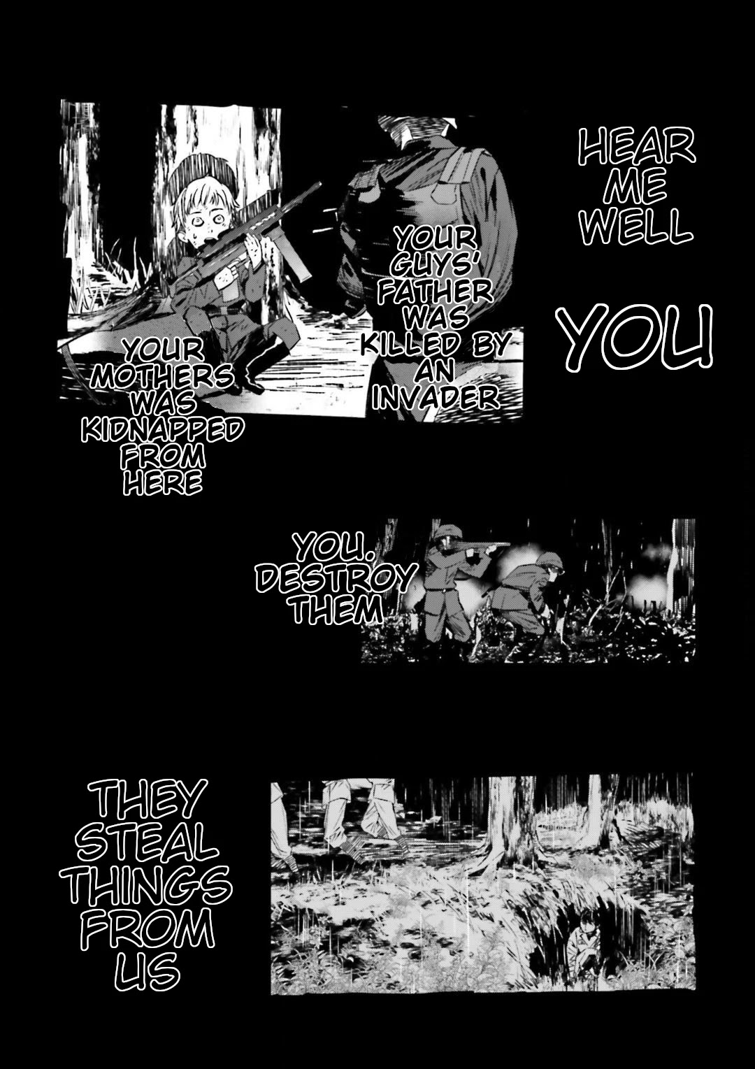 Fate/Strange Fake Chapter 13 page 5 - Chapter 13: The Passion of a Nameless Soldier (Part 1)