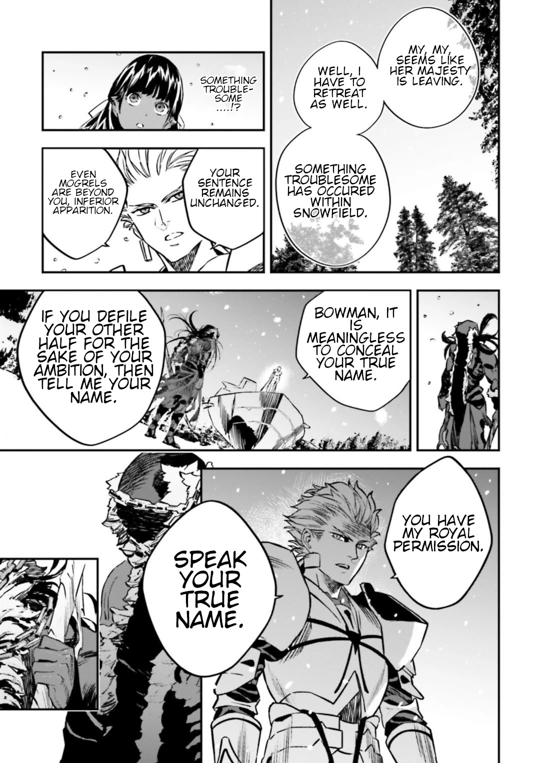 Fate/Strange Fake Chapter 15.4 page 27 - Chapter 15.4: Canon of the Demigods (Part 2)
