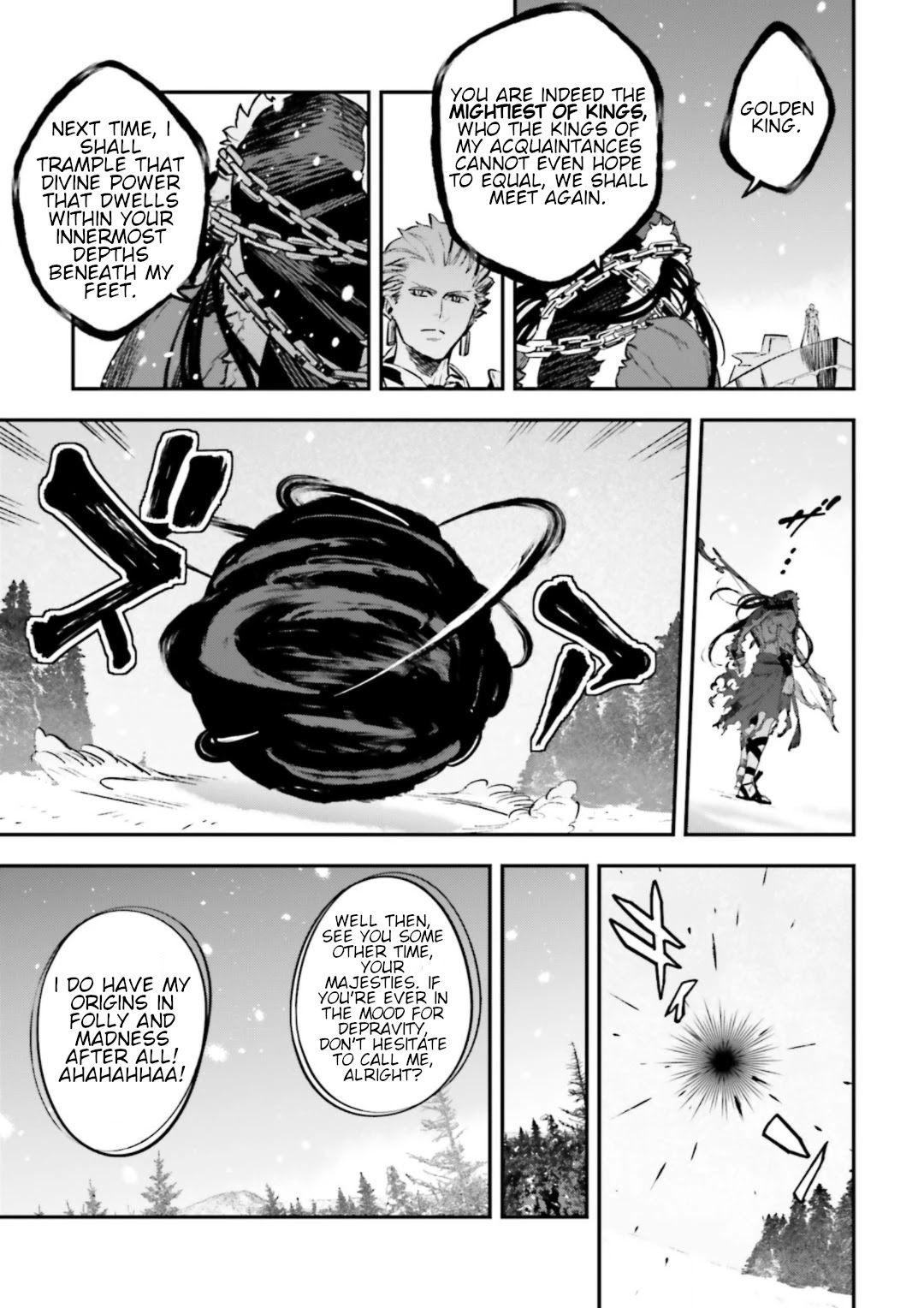 Fate/Strange Fake Chapter 15.4 page 29 - Chapter 15.4: Canon of the Demigods (Part 2)