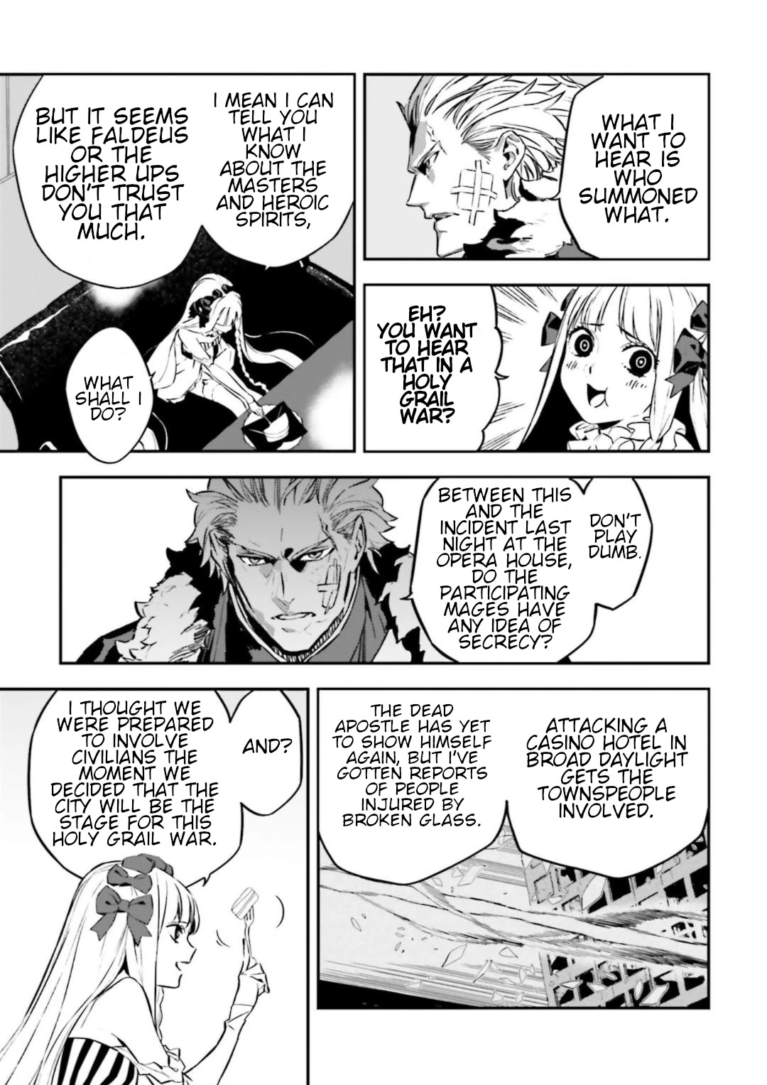 Fate/Strange Fake Chapter 15.4 page 3 - Chapter 15.4: Canon of the Demigods (Part 2)