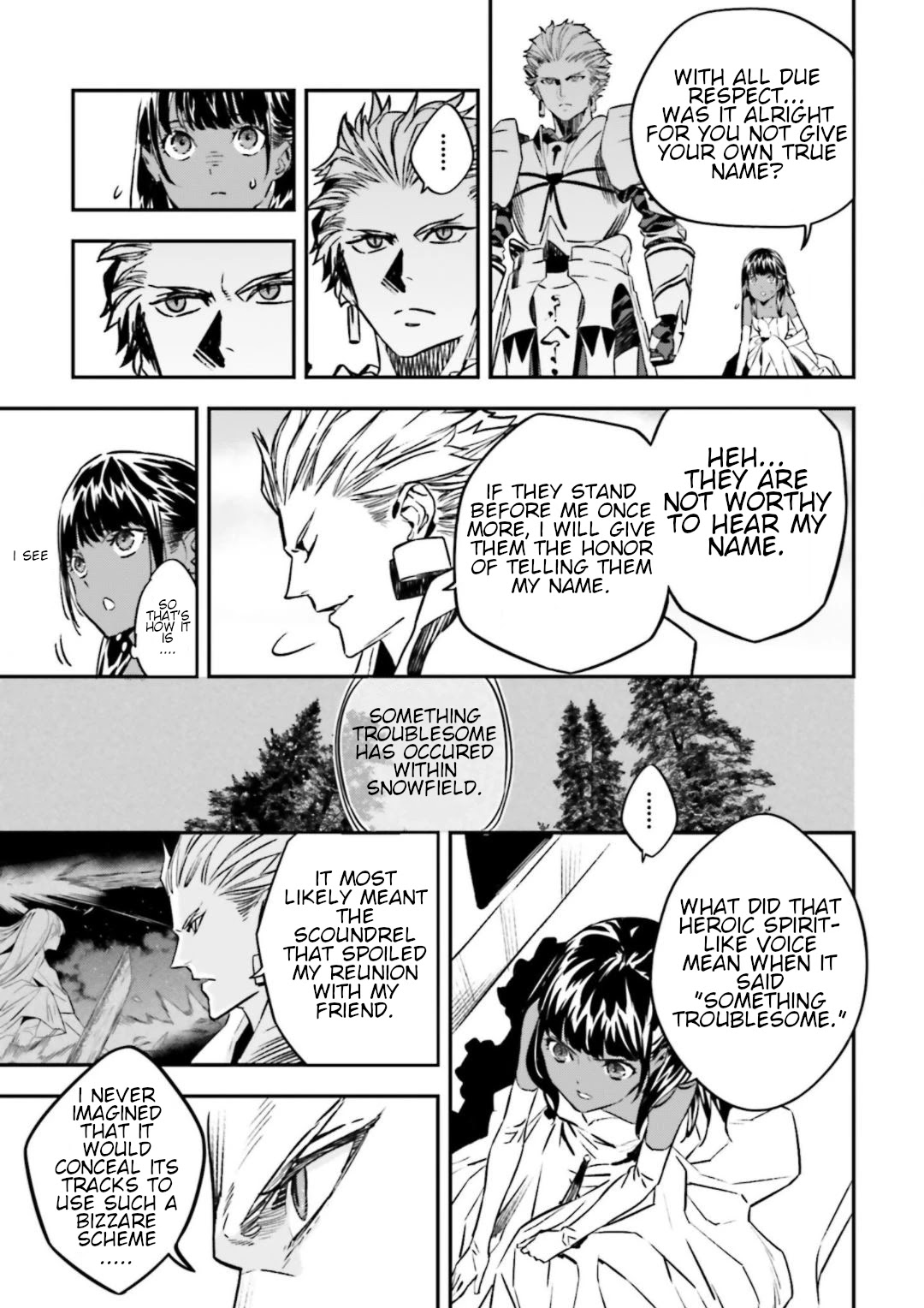 Fate/Strange Fake Chapter 15.4 page 31 - Chapter 15.4: Canon of the Demigods (Part 2)