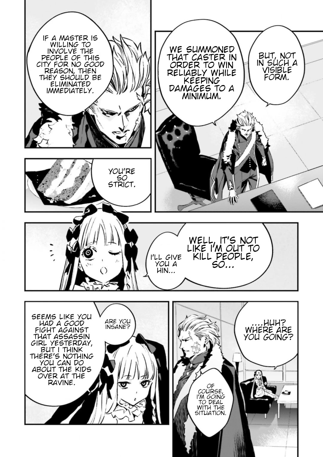 Fate/Strange Fake Chapter 15.4 page 4 - Chapter 15.4: Canon of the Demigods (Part 2)