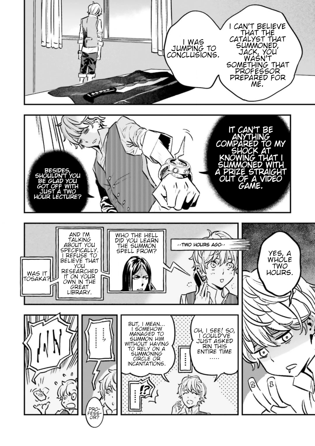Fate/Strange Fake Chapter 16.1 page 2 - Chapter 16.1: Canon of the Demigods (Part 4)