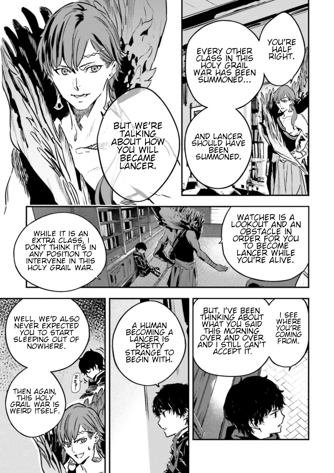 Fate/Strange Fake Chapter 16.2 page 3 - Chapter 16.2: Watcher