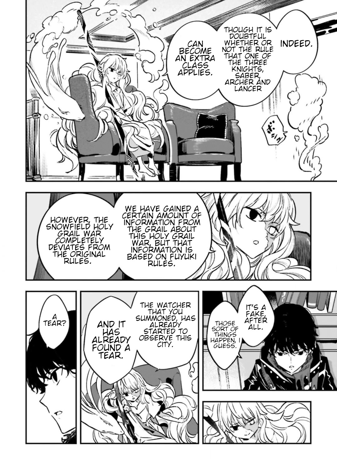 Fate/Strange Fake Chapter 16.2 page 4 - Chapter 16.2: Watcher