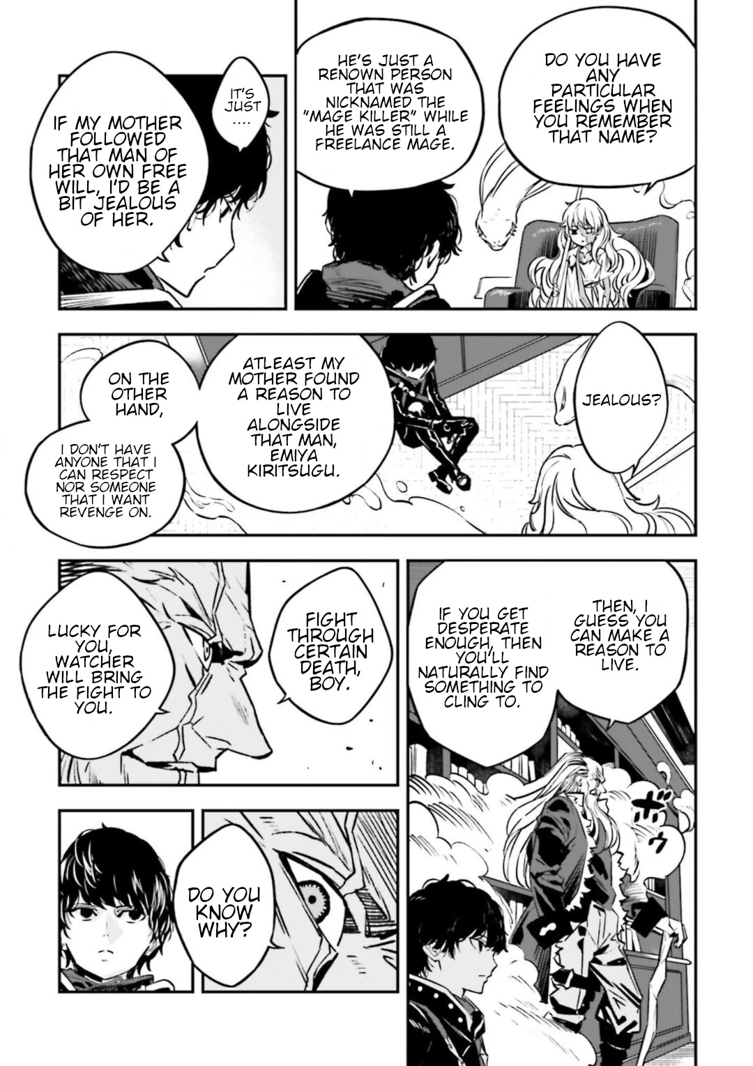 Fate/Strange Fake Chapter 16.2 page 9 - Chapter 16.2: Watcher