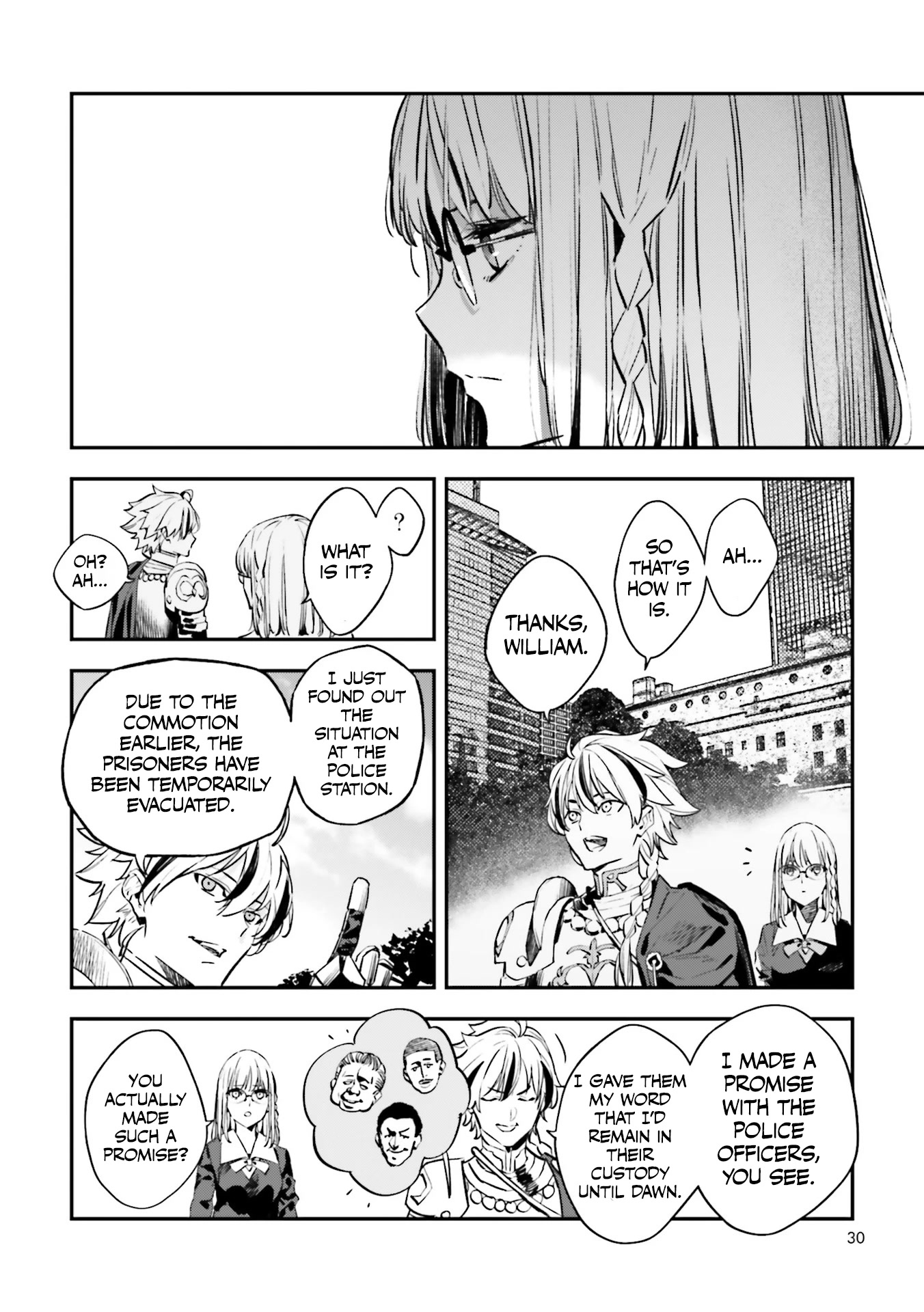 Fate/Strange Fake Chapter 17.2 page 1 - Chapter 17.2: End of Escape (Part 2)