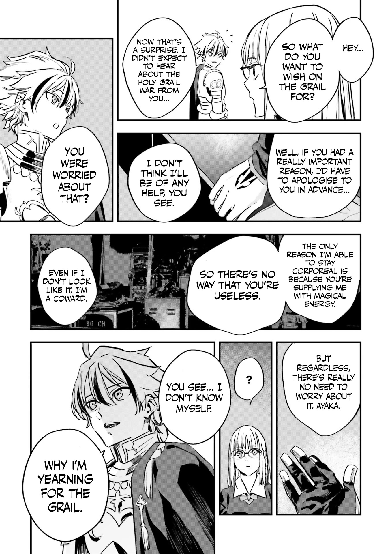Fate/Strange Fake Chapter 17.2 page 14 - Chapter 17.2: End of Escape (Part 2)