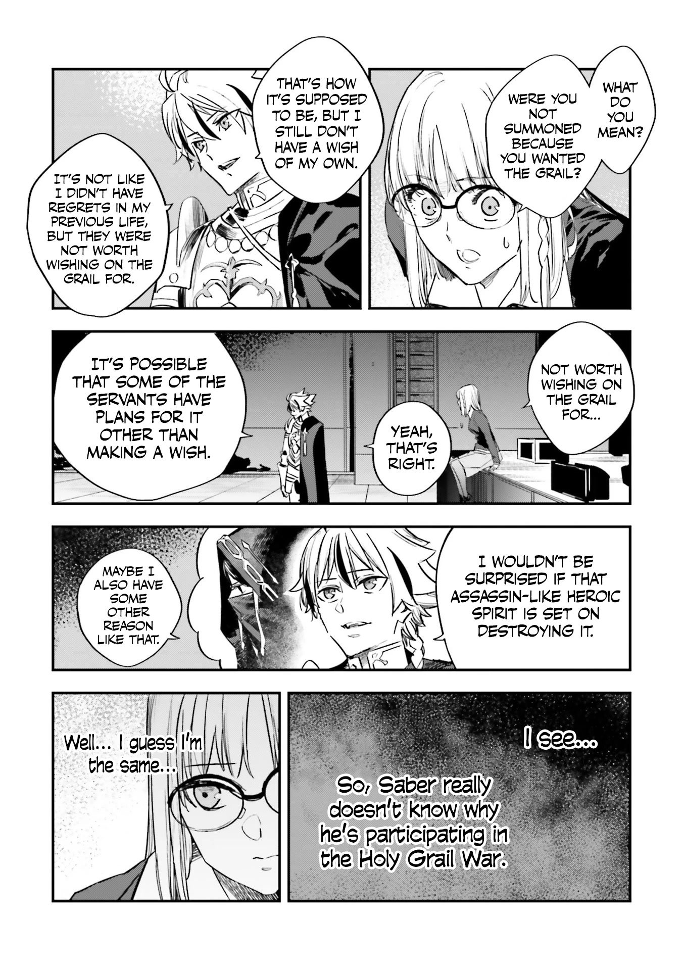 Fate/Strange Fake Chapter 17.2 page 15 - Chapter 17.2: End of Escape (Part 2)