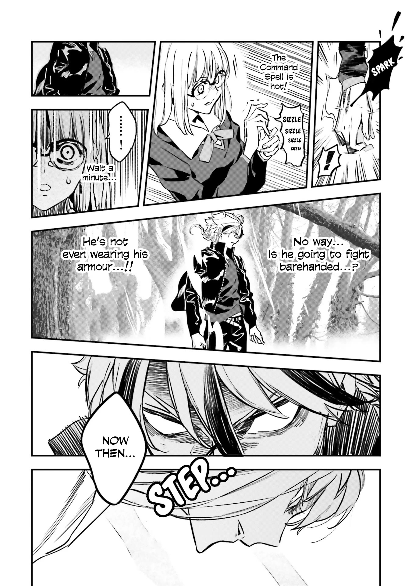 Fate/Strange Fake Chapter 17.3 page 1 - Chapter 17.3: End of Escape (Part 3)