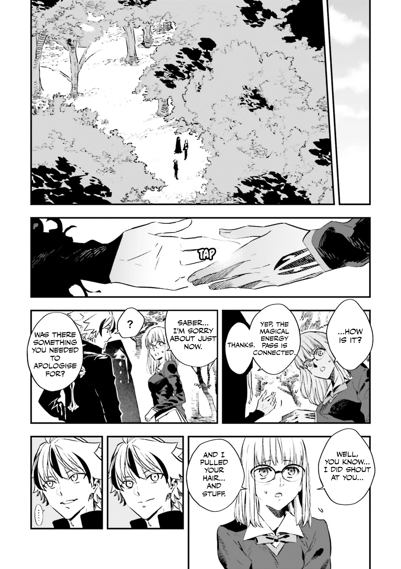 Fate/Strange Fake Chapter 17.3 page 49 - Chapter 17.3: End of Escape (Part 3)