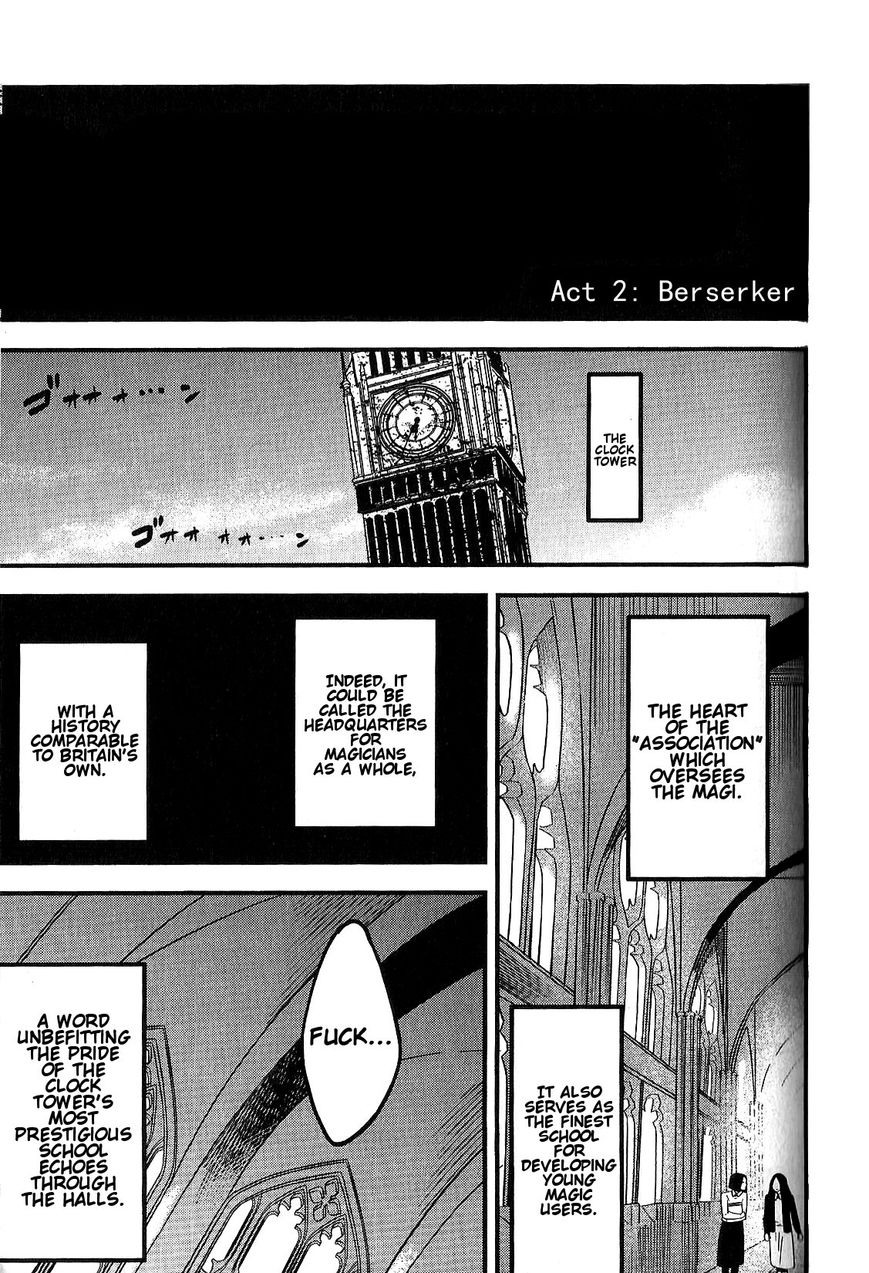 Fate/Strange Fake Chapter 2 page 1 - Chapter 2