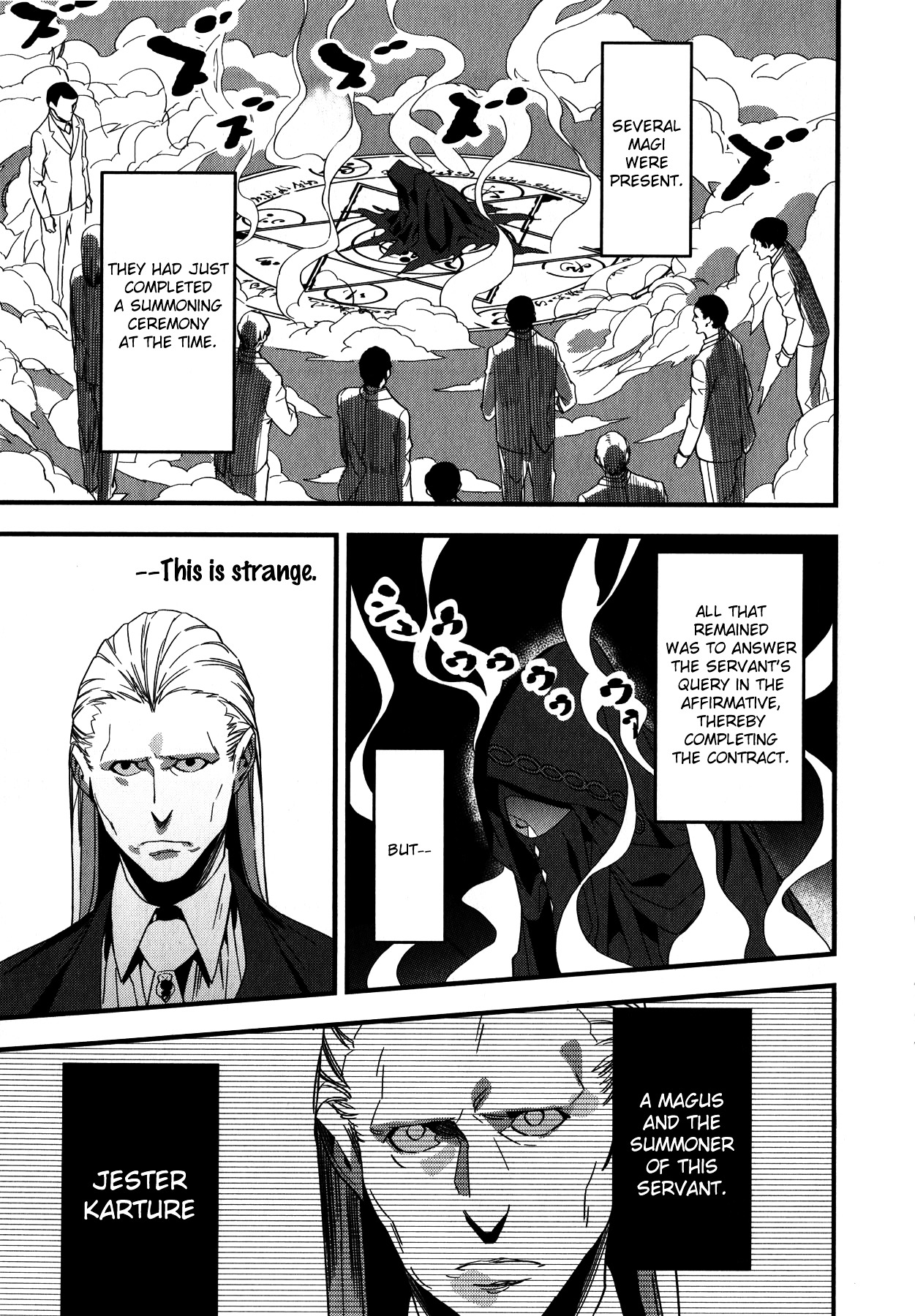 Fate/Strange Fake Chapter 3 page 7 - Chapter 3 : Assassin