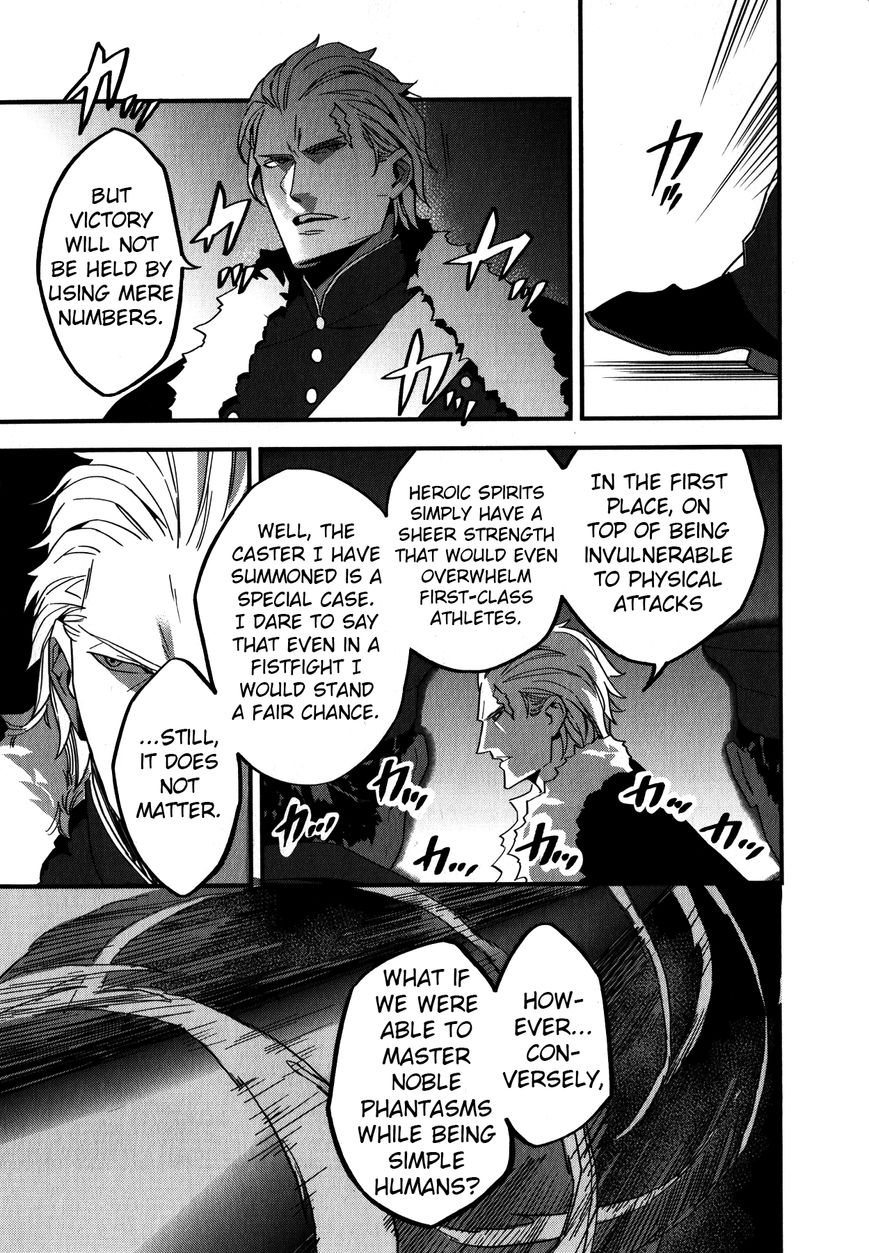 Fate/Strange Fake Chapter 4 page 15 - Chapter 4 : Caster