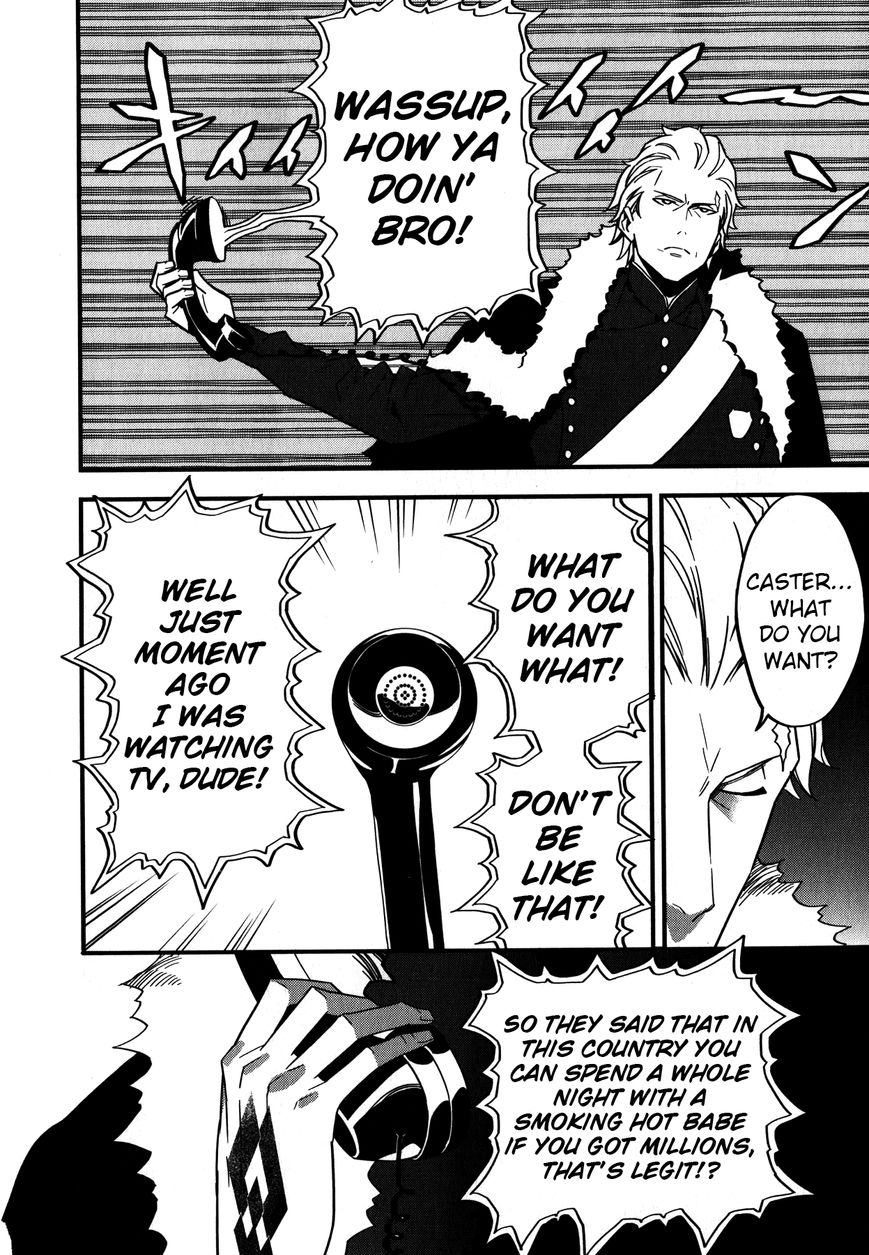 Fate/Strange Fake Chapter 4 page 6 - Chapter 4 : Caster