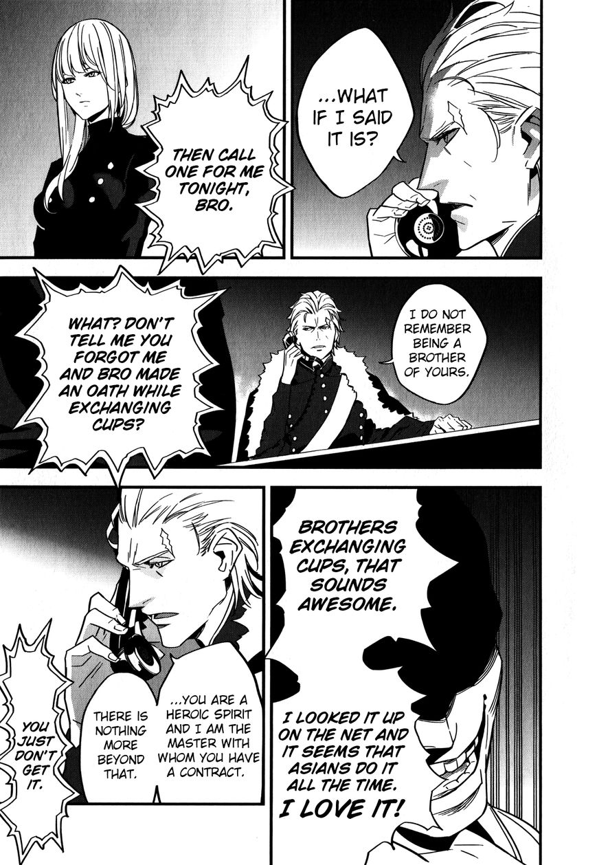 Fate/Strange Fake Chapter 4 page 7 - Chapter 4 : Caster