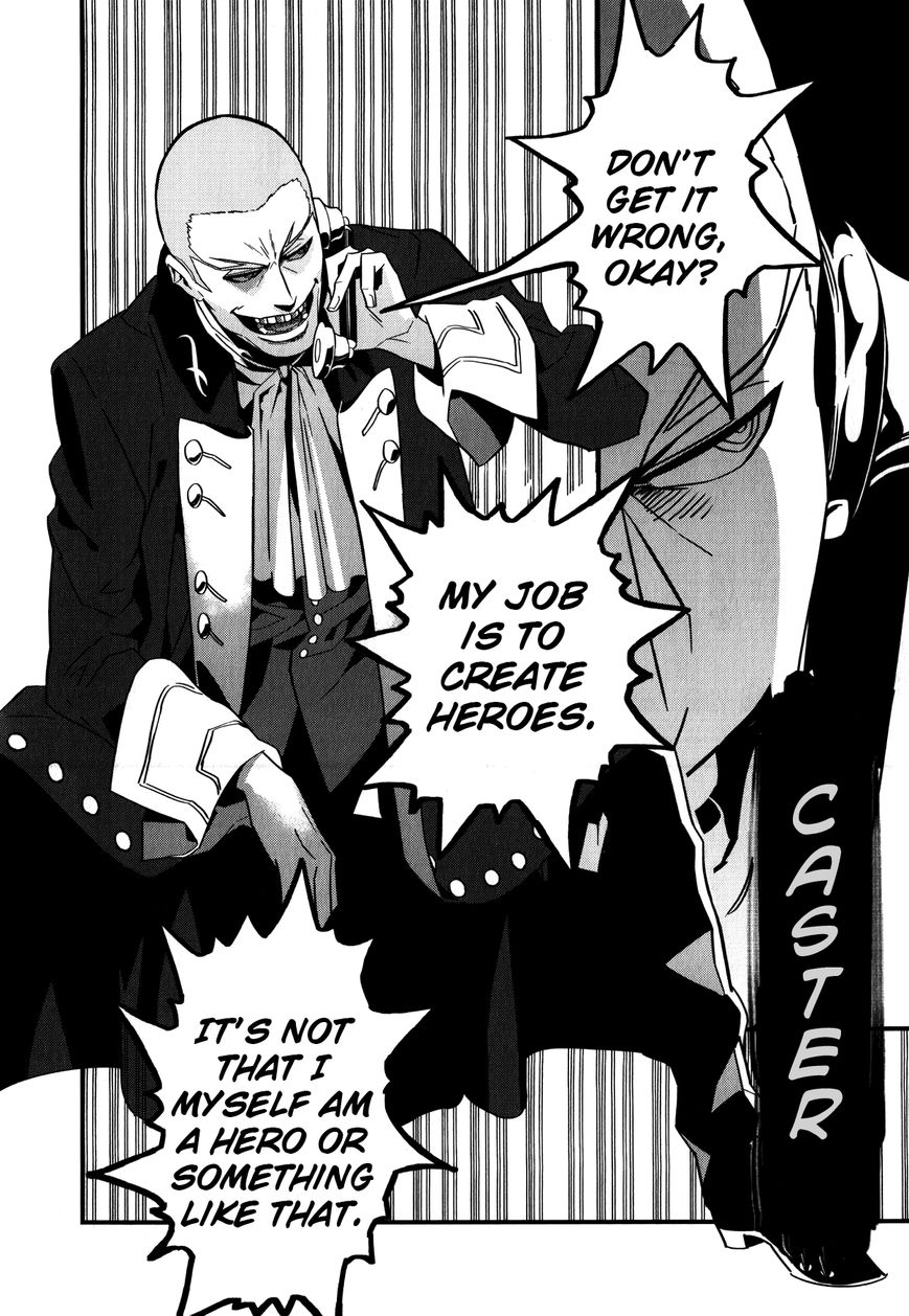Fate/Strange Fake Chapter 4 page 8 - Chapter 4 : Caster
