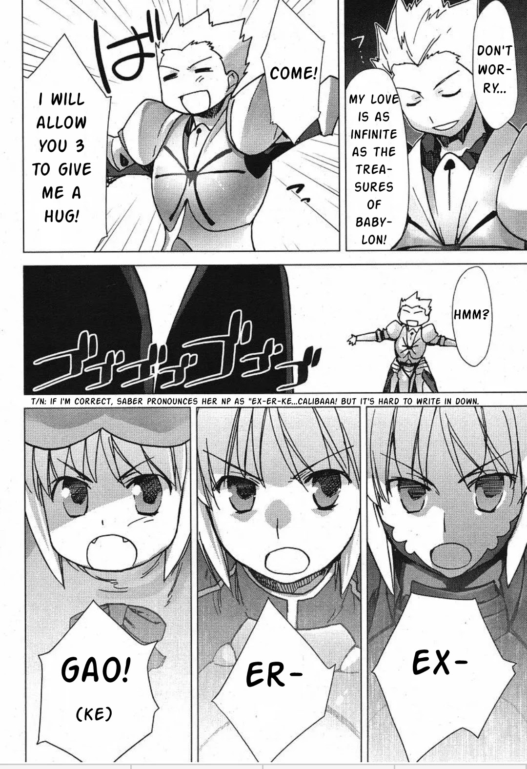 Fate/tiger colosseum UPPER Chapter 1 page 12 - Chapter 1: 3 Sabers?!