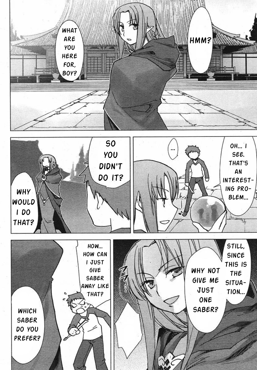 Fate/tiger colosseum UPPER Chapter 1 page 6 - Chapter 1: 3 Sabers?!