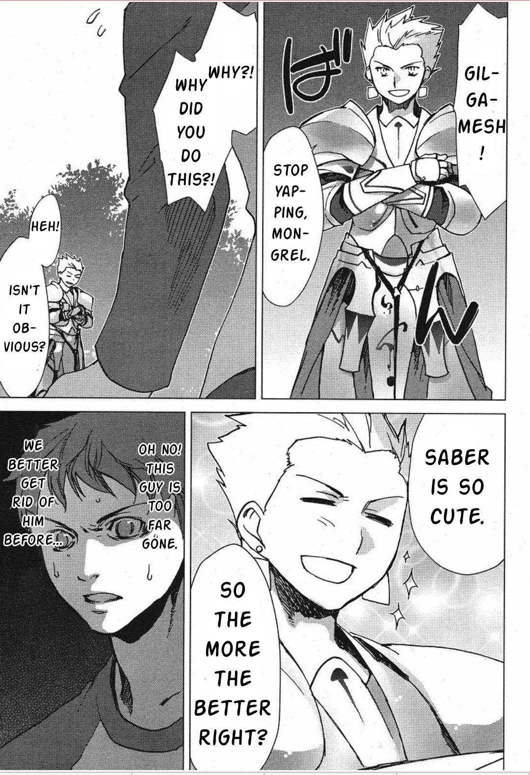 Fate/tiger colosseum UPPER Chapter 1 page 9 - Chapter 1: 3 Sabers?!