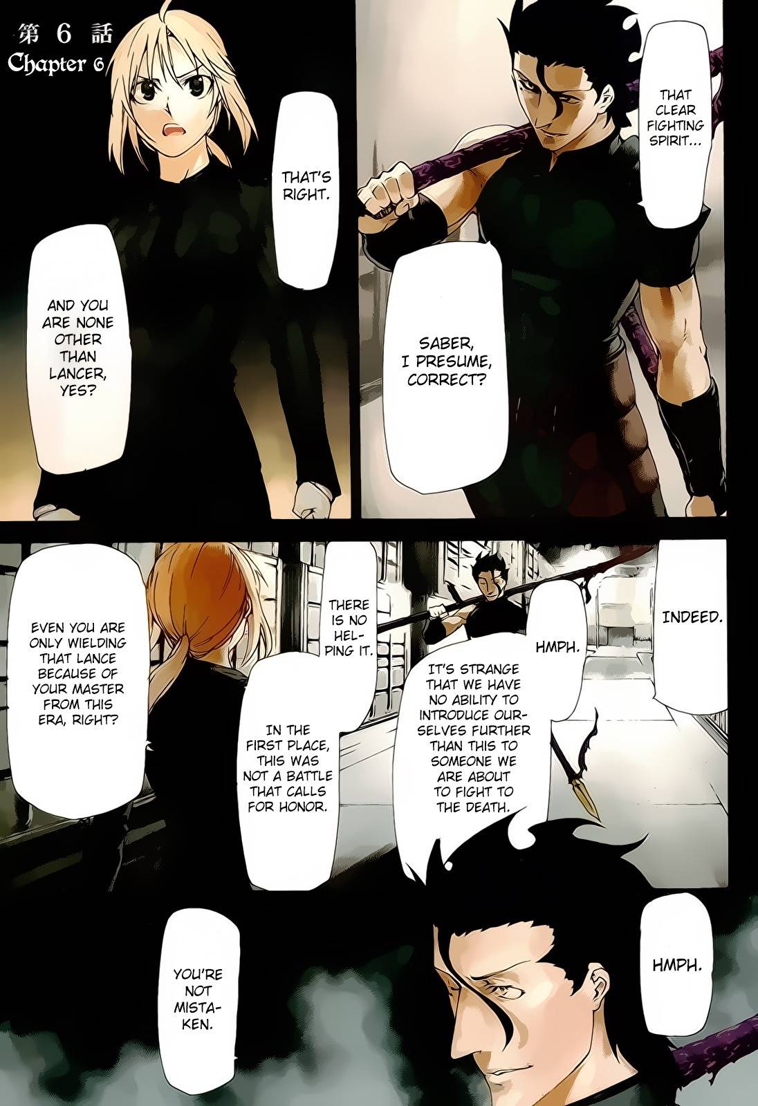 Fate/Zero Chapter 6 page 3 - Chapter 6
