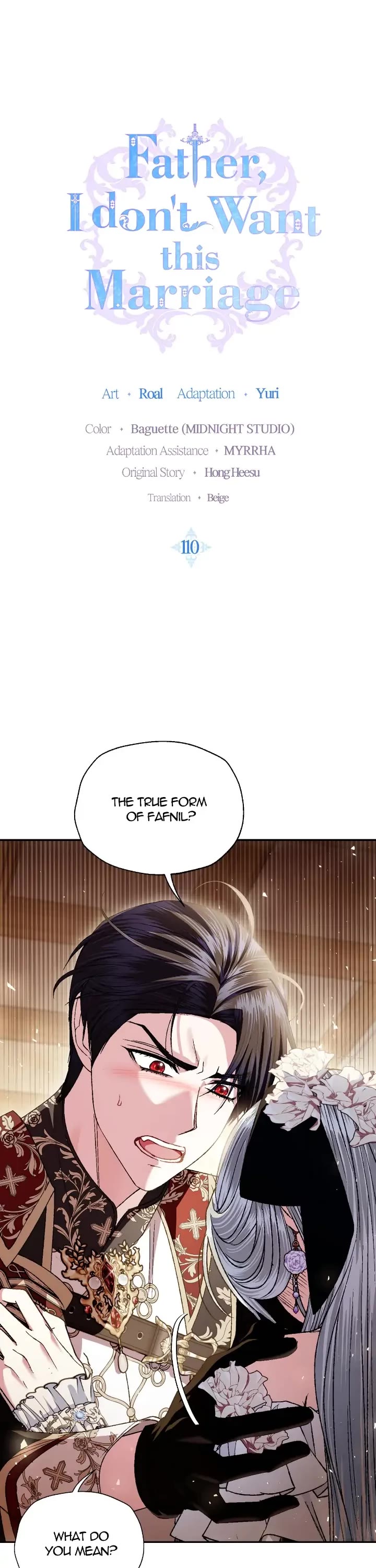 Father, I Don’t Want to Get Married! Chapter 110 page 1 - Chapter 110