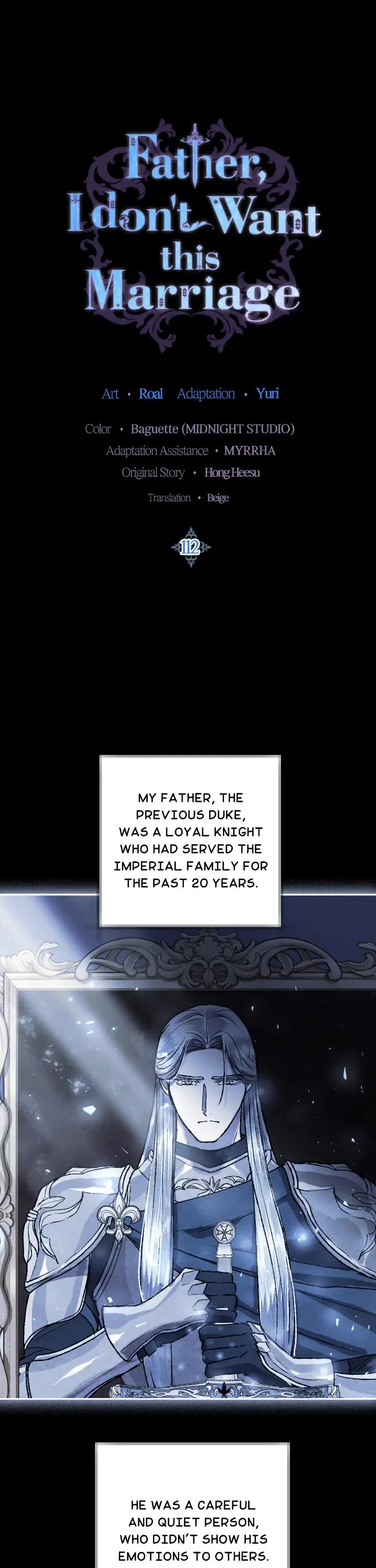 Father, I Don’t Want to Get Married! Chapter 112 page 1 - Chapter 112