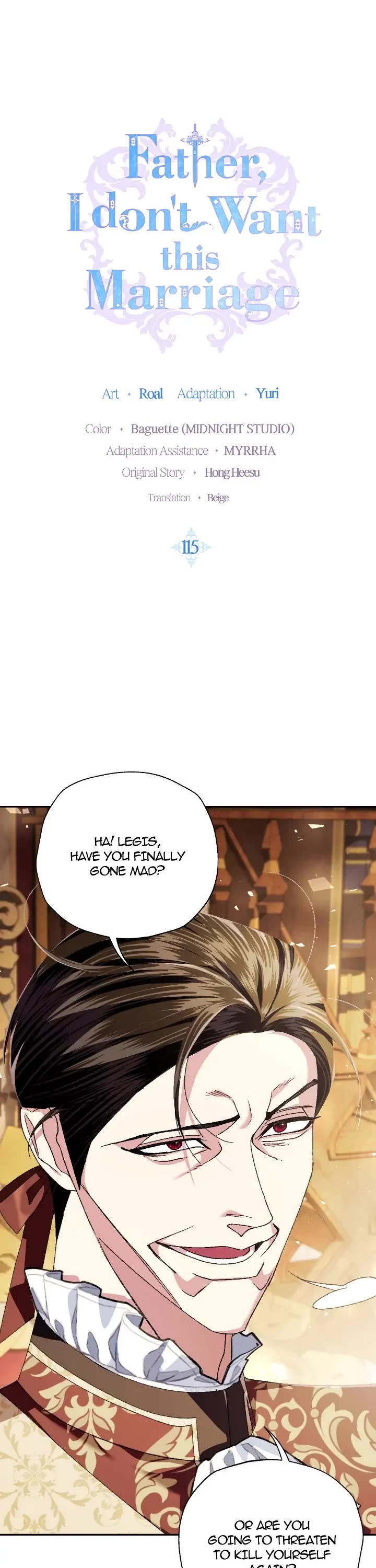 Father, I Don’t Want to Get Married! Chapter 115 page 1 - Chapter 115