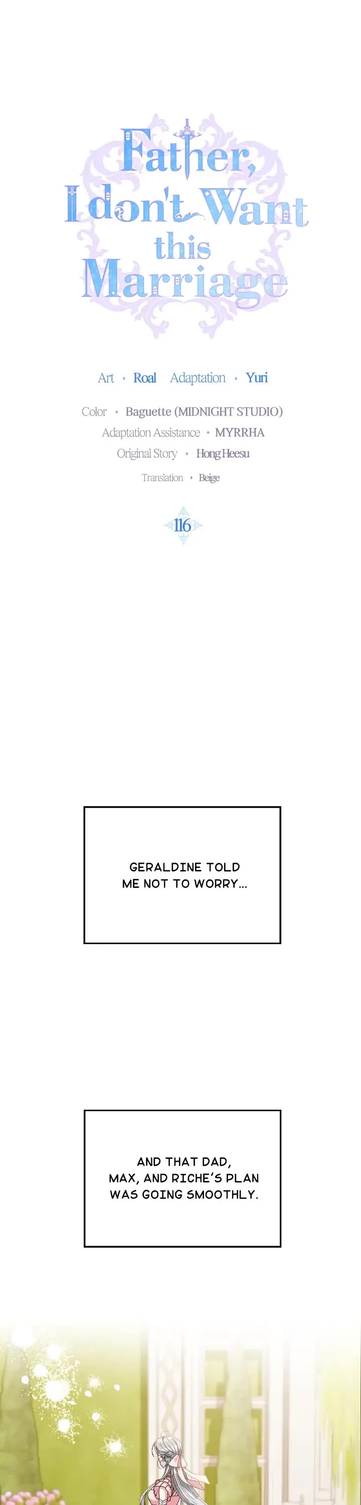 Father, I Don’t Want to Get Married! Chapter 116 page 1 - Chapter 116