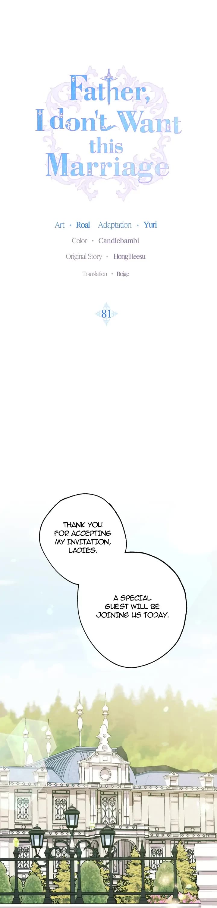 Father, I Don’t Want to Get Married! Chapter 81 page 1 - Chapter 81