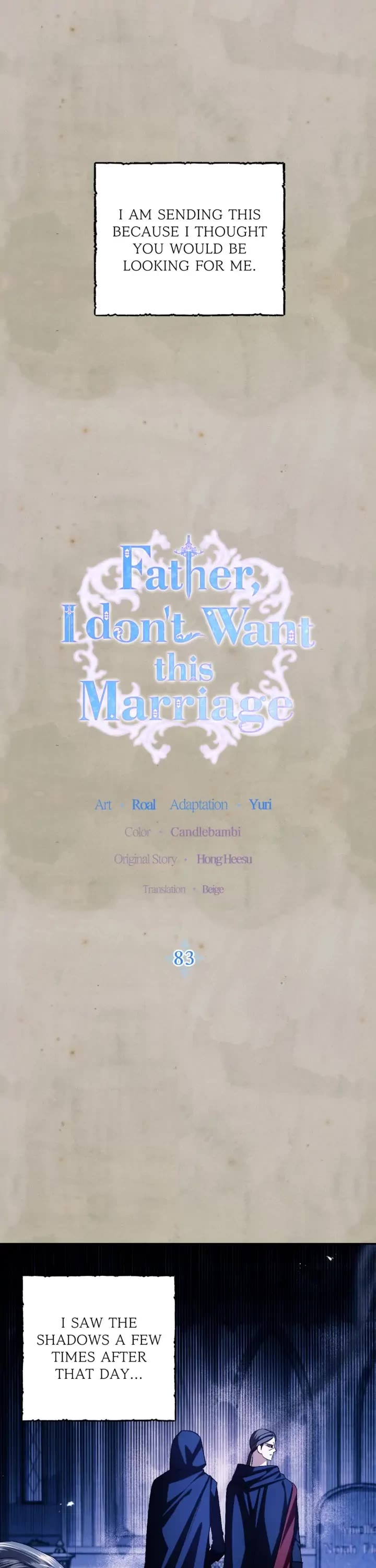 Father, I Don’t Want to Get Married! Chapter 83 page 1 - Chapter 83