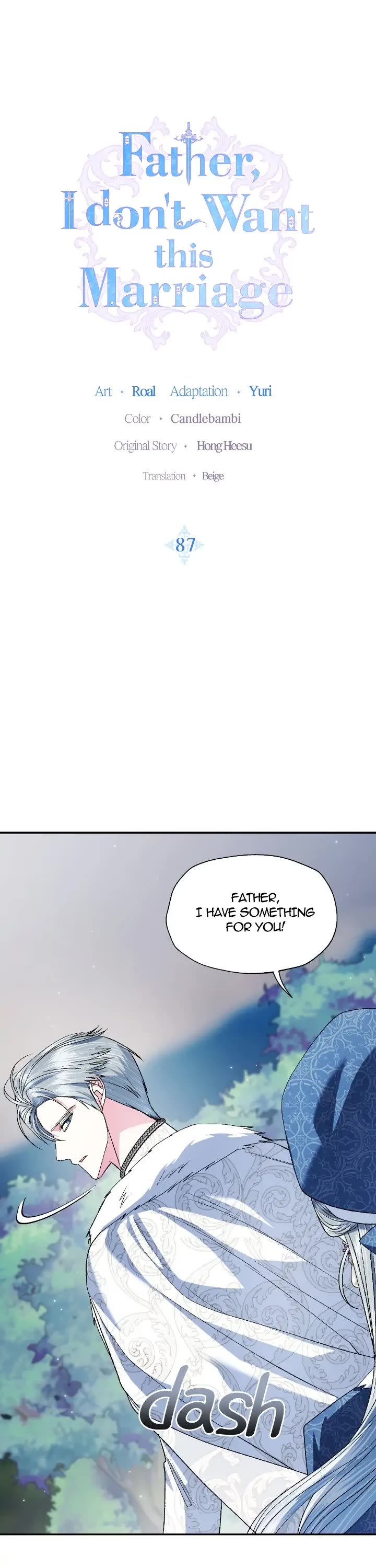 Father, I Don’t Want to Get Married! Chapter 87 page 1 - Chapter 87