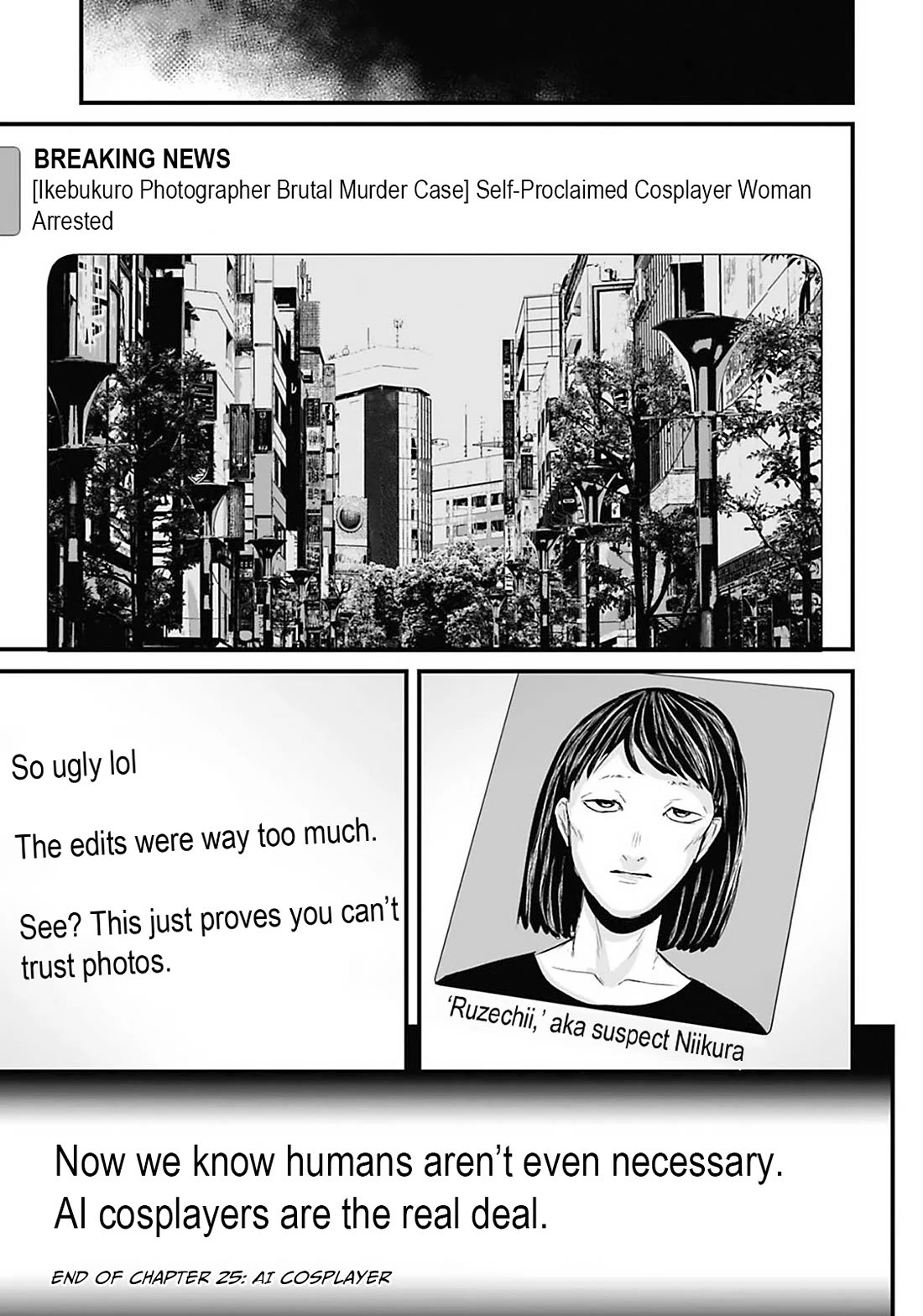 Fear: Reiwa Ghost Story Chapter 25 page 15 - Chapter 25: AI Cosplayer