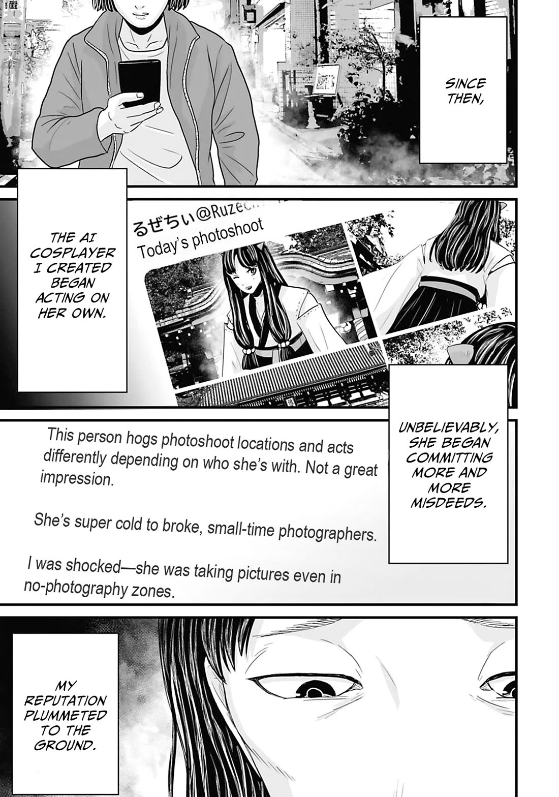 Fear: Reiwa Ghost Story Chapter 25 page 9 - Chapter 25: AI Cosplayer