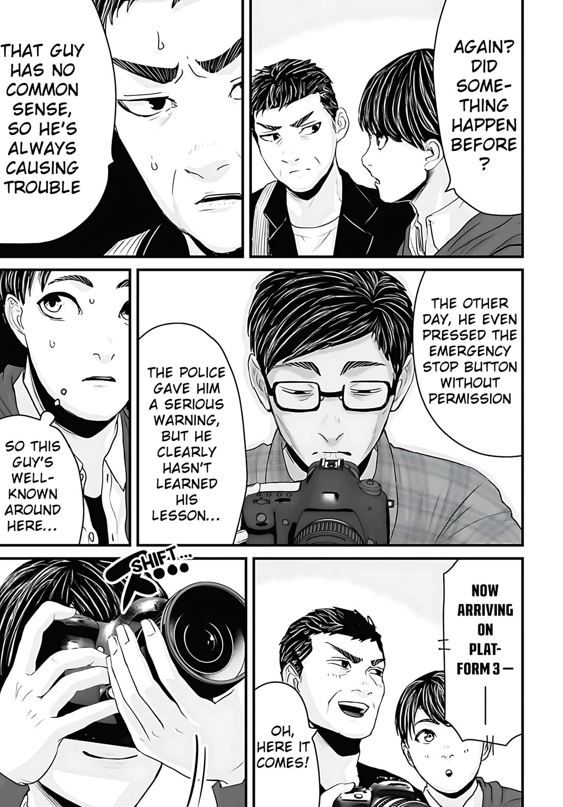 Fear: Reiwa Ghost Story Chapter 54 page 3 - Chapter 54: Train Photography