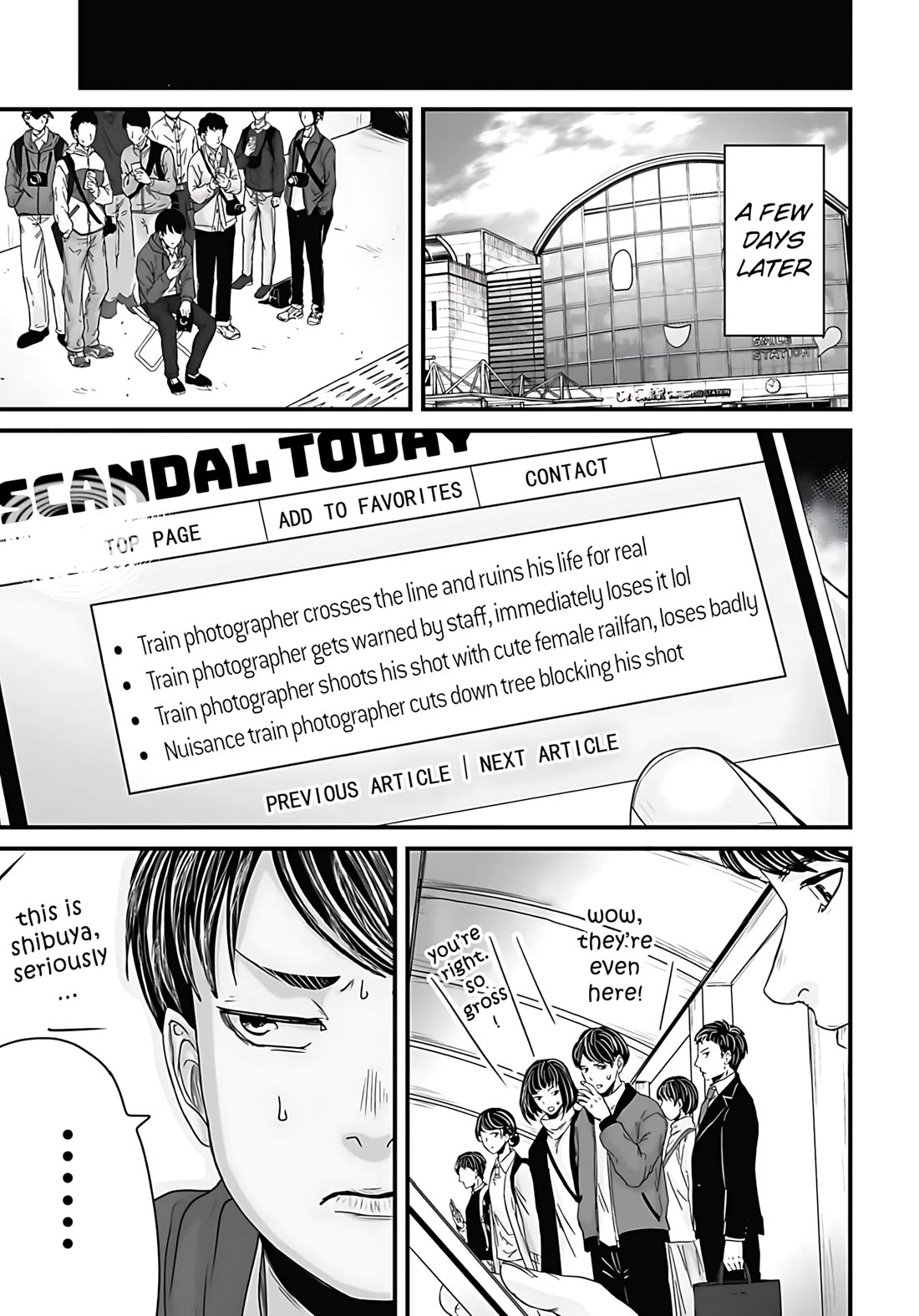 Fear: Reiwa Ghost Story Chapter 54 page 7 - Chapter 54: Train Photography