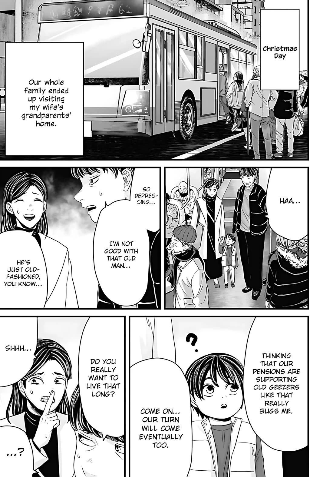 Fear: Reiwa Ghost Story Chapter 57 page 1 - Chapter 57: Aging Population