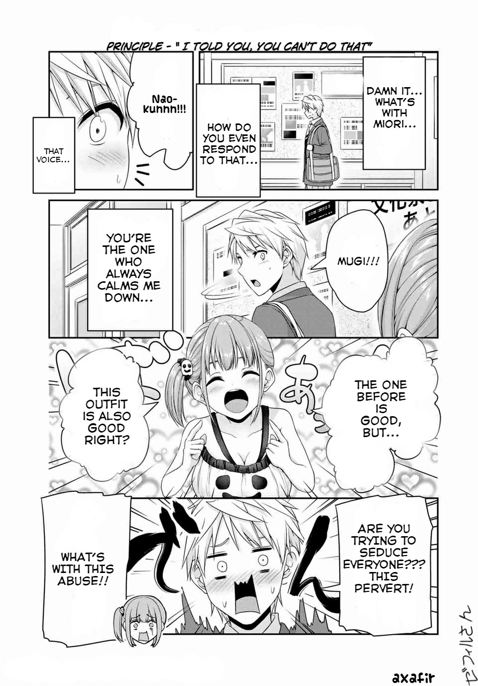 Fechippuru ~Our Innocent Love~ Chapter 124 page 3 - Chapter 124: Mugi the Rounded Triangle
