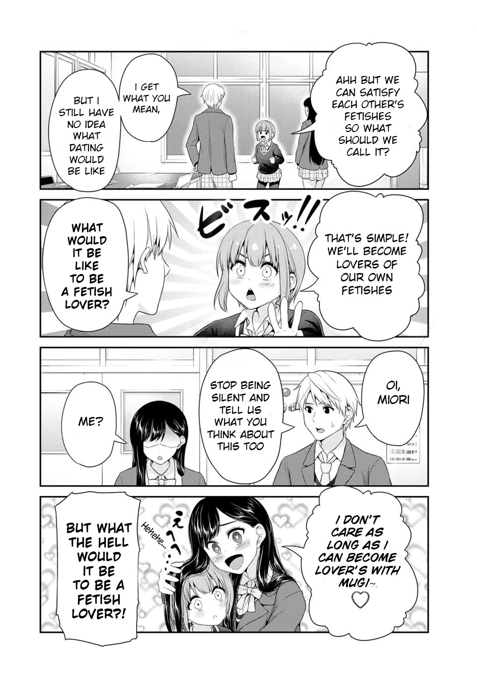Fechippuru ~Our Innocent Love~ Chapter 74 page 10 - Chapter 74: The Fetishist Trio