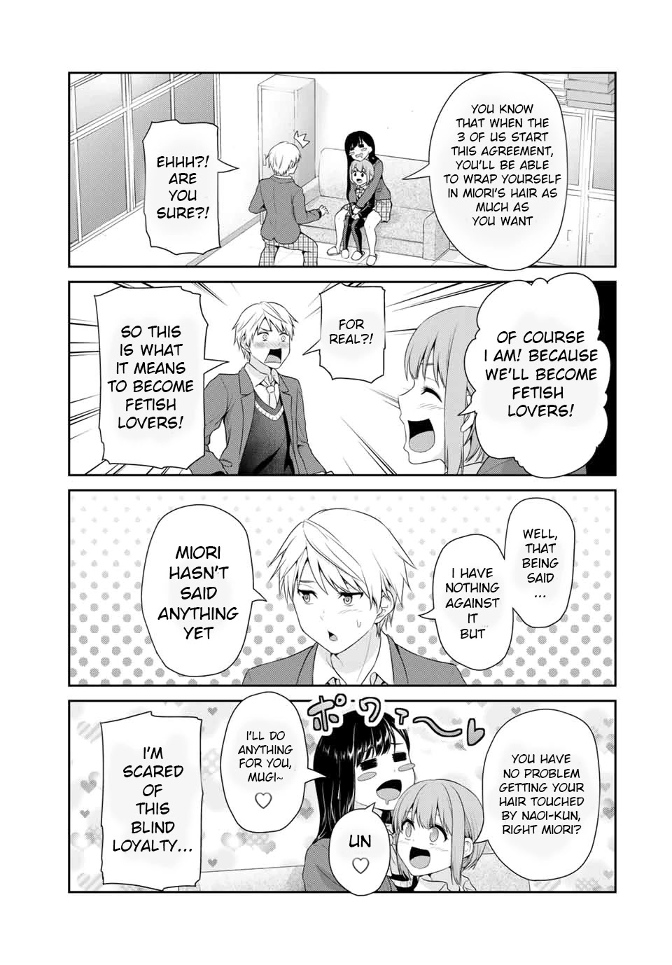Fechippuru ~Our Innocent Love~ Chapter 74 page 11 - Chapter 74: The Fetishist Trio