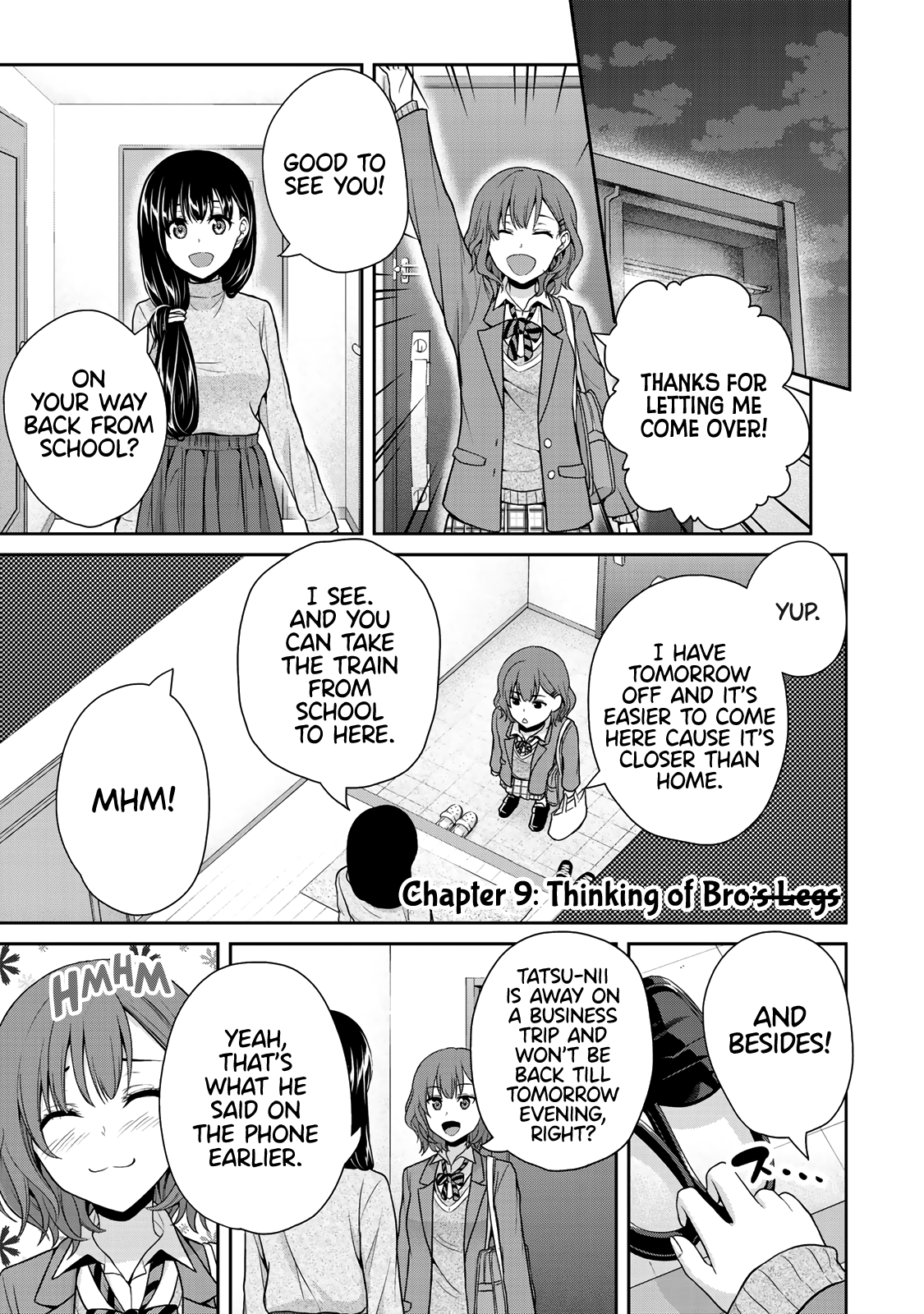 Fechippuru ~Our Innocent Love~ Chapter 9 page 2 - Chapter 9: Thinking of Bro's Legs