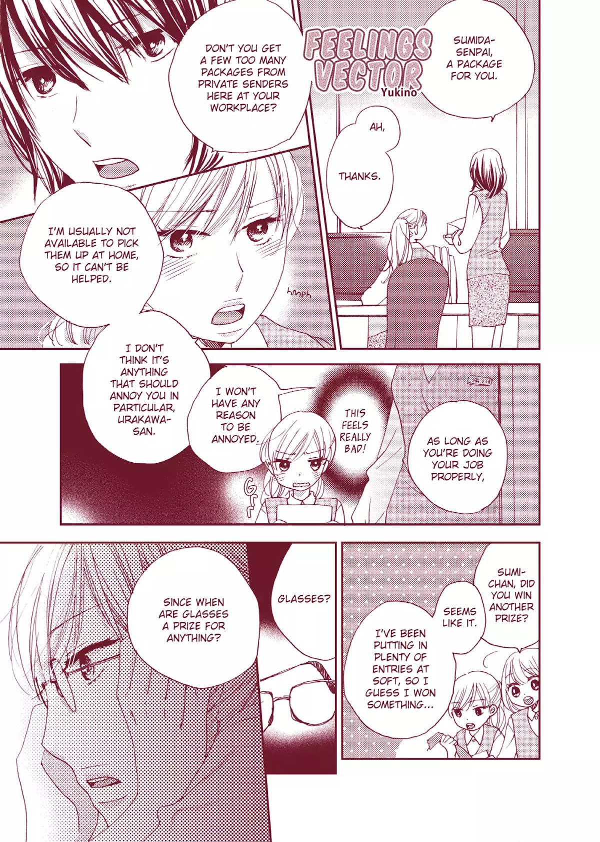 Feelings Vector Chapter 0 page 1 - Chapter 0: Oneshot