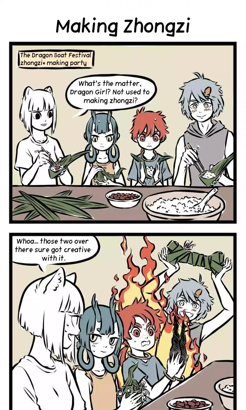 Fei Ren Zai Chapter 112 page 2 - Chapter 112: It's time for Dragon Boat Festival, let's make some Zongzi!