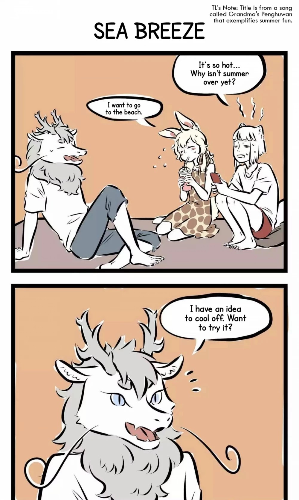 Fei Ren Zai Chapter 132 page 2 - Chapter 132: Beaches, Waves, Cacti, and Also an Old Sailor