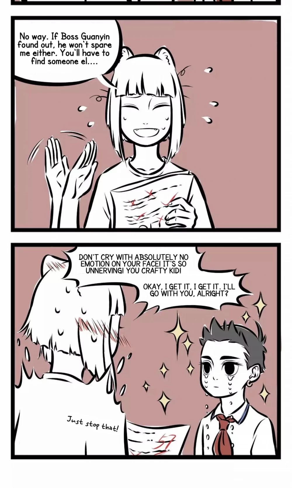 Fei Ren Zai Chapter 143 page 3 - Chapter 143: Even though I look kind of cute, I'm a real, honest, 100% man, you know~
