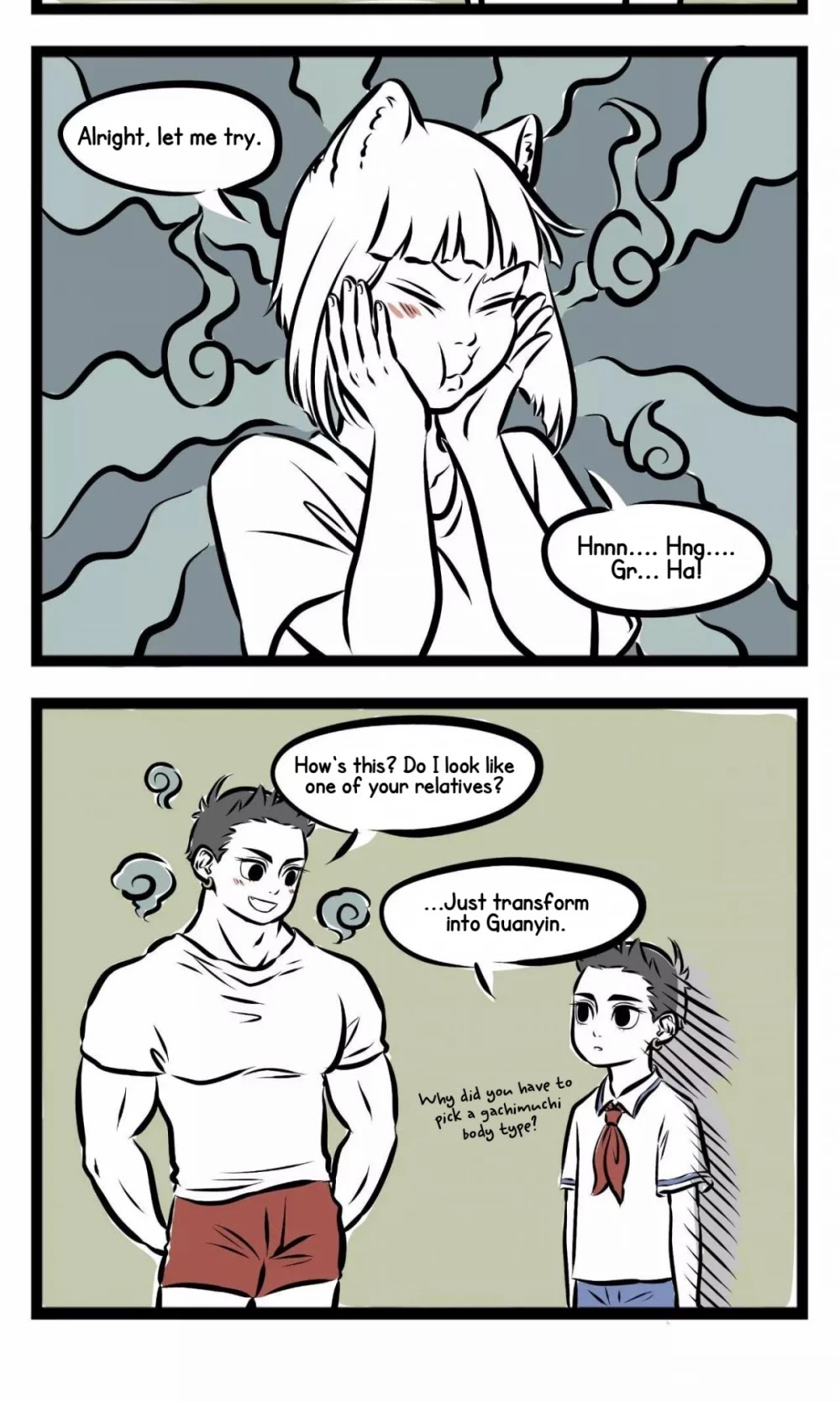 Fei Ren Zai Chapter 143 page 5 - Chapter 143: Even though I look kind of cute, I'm a real, honest, 100% man, you know~