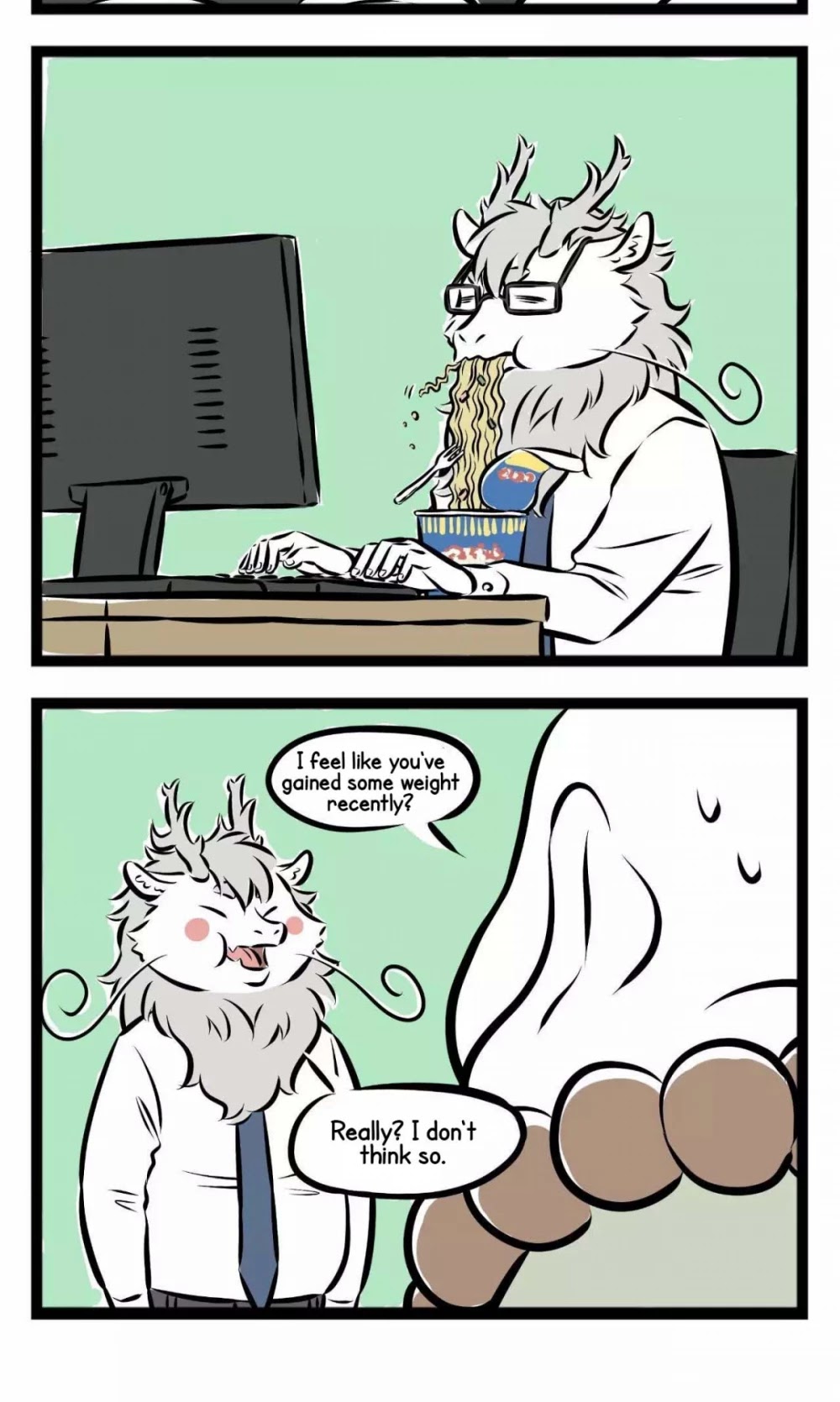 Fei Ren Zai Chapter 162 page 3 - Chapter 162: My Schedule has been Chaotic, but I've Grown Fatter and Fatter.